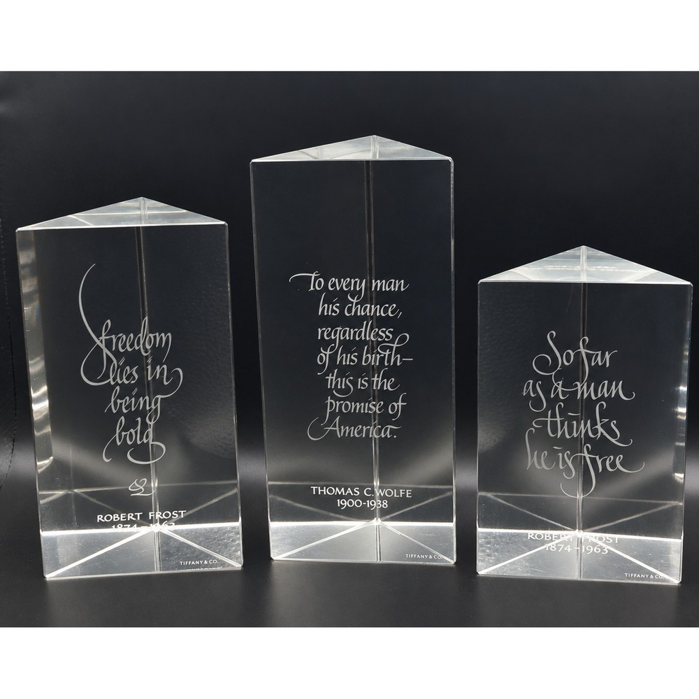 Rare Tiffany & Co. Limited Presentation Crystal Set / Luxury Collectible